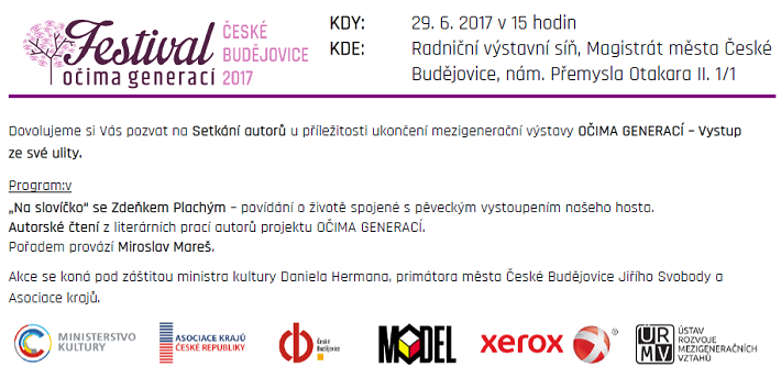 Výstava OČIMA GENERACÍ - Souznění v Jihlavě